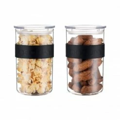 Meilleure affaire ❤️ Bocal Plastique 1 L avec Couvercle (x2) PRESSO Bodum ❤️ -Lock and Lock Shop bocal plastique 1 l avec couvercle x2 presso bodum 4