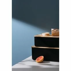 Bon marché ???? Boîte à Pain 29 x 19 cm x H 11 cm Noir BISTRO Bodum ???? -Lock and Lock Shop boite a pain 29 x 19 cm x h 11 cm noir bistro bodum 2