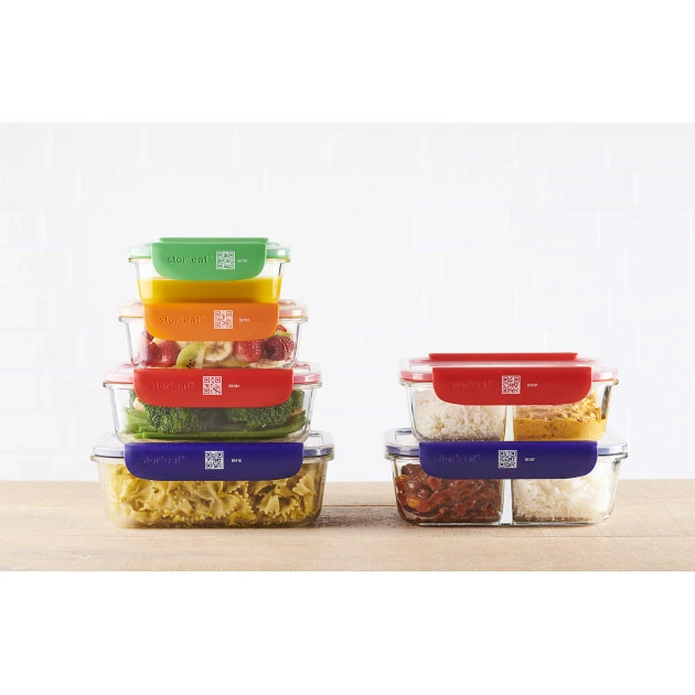 Boîte de Conservation Connectée 1,52 L Bleu Stor'eat Mastrad Meilleure affaire ???? Boîte de Conservation Connectée 1,52 L Bleu Stor'eat Mastrad ???? -Lock and Lock Shop boite de conservation connectee 152 l bleu stor eat mastrad 3