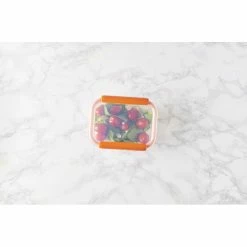 Tout neuf ???? Boîte de Conservation Connectée 640 ml Orange Stor'eat Mastrad ???? -Lock and Lock Shop boite de conservation connectee 640 ml orange stor eat mastrad 2