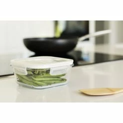 Grosses soldes ???? Boîte de Conservation en Verre Carré 800 ml Pebbly ???? 4 Grosses soldes ???? Boîte de Conservation en Verre Carré 800 ml Pebbly ???? -Lock and Lock Shop boite de conservation en verre carre 800 ml pebbly 1