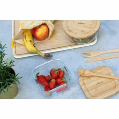 Les meilleures critiques de ❤️ Boîte de Conservation en Verre et Bambou Carré 520 ml Pebbly ???? -Lock and Lock Shop boite de conservation en verre et bambou carre 520 ml pebbly 1