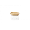 Meilleure affaire ???? Boîte de Conservation en Verre et Bambou Carrée 500 ml Pebbly ???? -Lock and Lock Shop boite de conservation en verre et bambou carree 500 ml pebbly