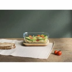 Acheter ???? Boîte de Conservation en Verre et Bambou Rectangle 1040 ml Pebbly ???? -Lock and Lock Shop boite de conservation en verre et bambou rectangle 1040 ml pebbly 2