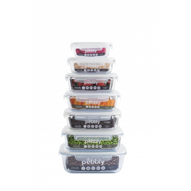 Boîte de Conservation en Verre Rectangle 1,2 L Pebbly Meilleure affaire ✨ Boîte de Conservation en Verre Rectangle 1,2 L Pebbly ???? -Lock and Lock Shop boite de conservation en verre rectangle 12 l pebbly 2