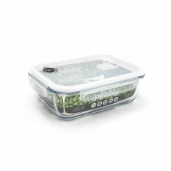 Sortie ✨ Boîte de Conservation en Verre Rectangle 1,5 L Pebbly 😉