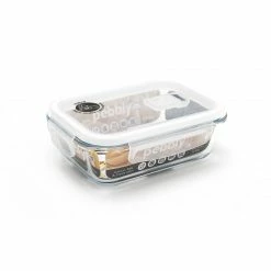 Offres ???? Boîte de Conservation en Verre Rectangle 650 ml Pebbly ????