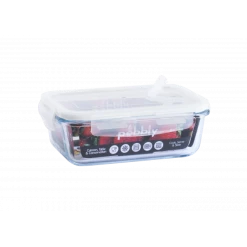 Coupon ???? Boîte de Conservation en Verre Rectangle 850 ml Pebbly ????