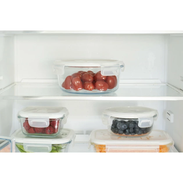 Boîte de Conservation en Verre Rond 950 ml Pebbly Promo ???? Boîte de Conservation en Verre Rond 950 ml Pebbly ❤️ -Lock and Lock Shop boite de conservation en verre rond 950 ml pebbly 2