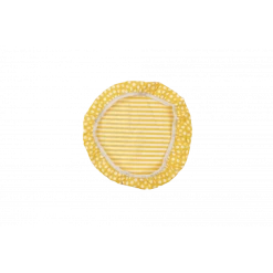 Le moins cher 😀 Couvercle réutilisable XL jaune 100% coton NUTS ⌛