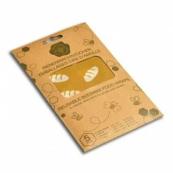 De gros ⭐ Feuille Emballage Alimentaire Cire Abeille (x5) Nuts ???? -Lock and Lock Shop feuille emballage alimentaire cire abeille x5 nuts 1