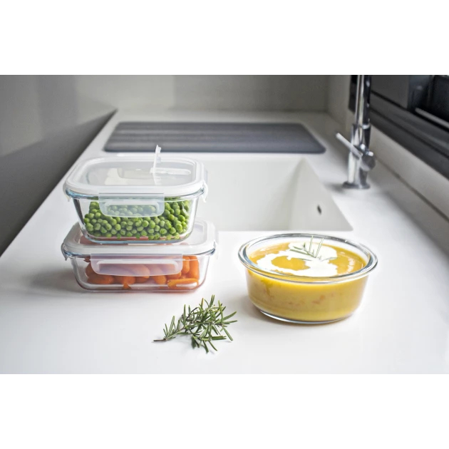 Lot 3 Boîtes de Conservation en Verre Pebbly Meilleur prix ???? Lot 3 Boîtes de Conservation en Verre Pebbly ???? -Lock and Lock Shop lot 3 boites de conservation en verre pebbly 1