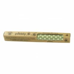 Acheter 🎁 Rouleau Emballage Alimentaire Cire Abeille Pois Vert 30 x 100 cm Pebbly 🎉