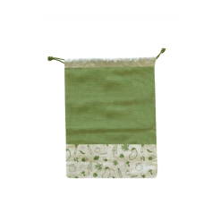 Acheter 😀 Sac à Légumes Coton Bio Vert 30 x 40 cm Pebbly 🥰